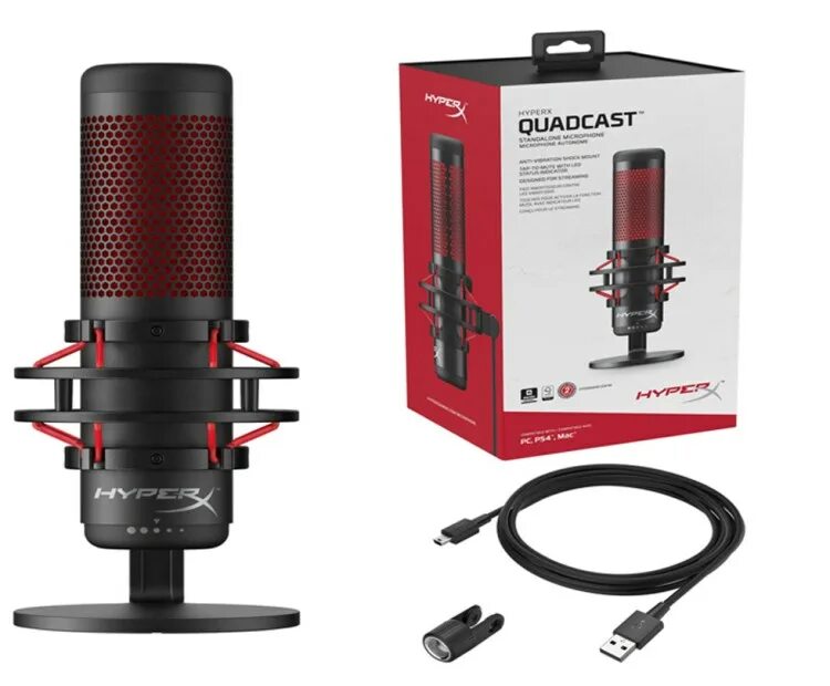 Hyperx quadcast s драйвера. Микрофон хайпер икс quadcast s. микрофон hyperx quadcast. hyperx quadcast комплектация. hyperx quadcast rode psa1.