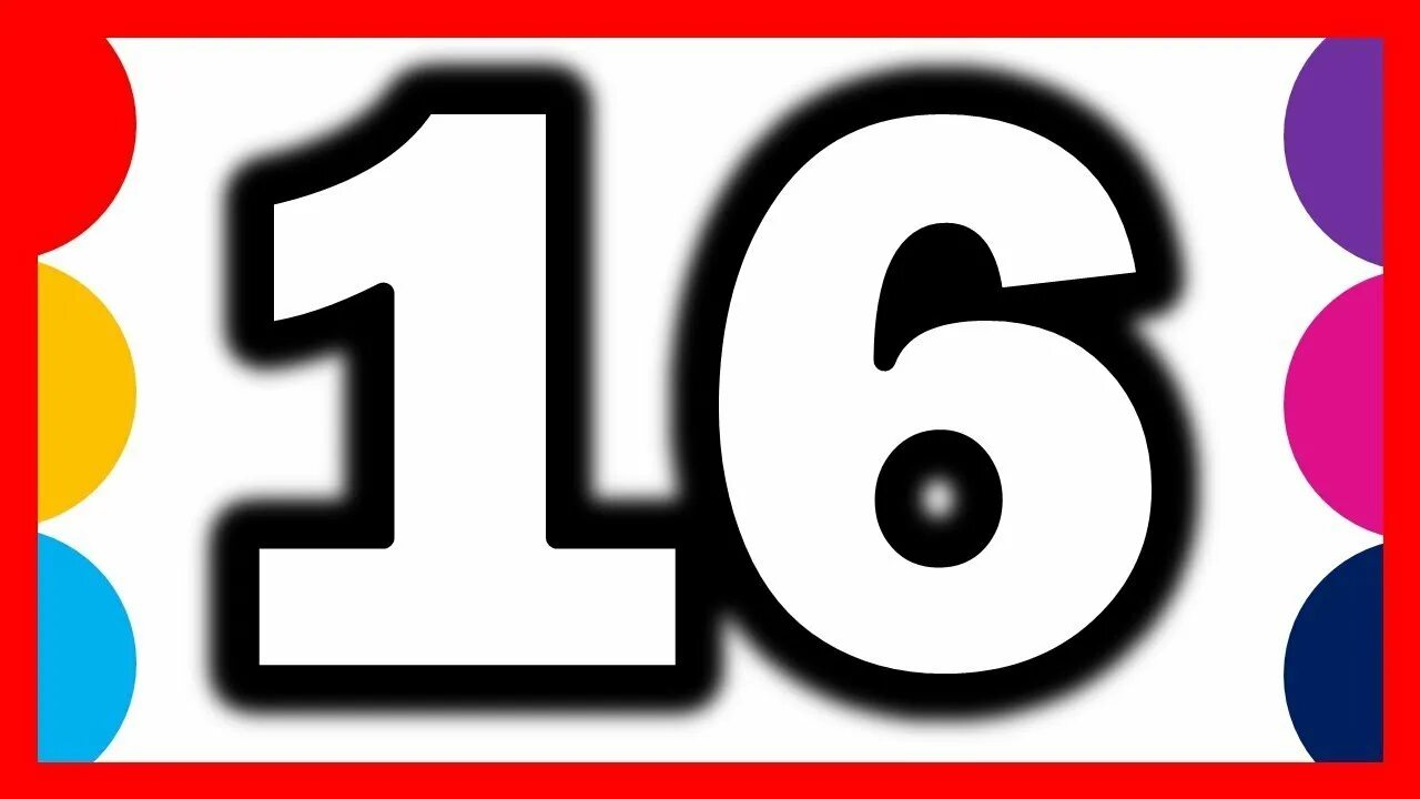 Число 16 представлено. Обои на телефон с числом 16. Цифры игрушка телевизор. Там число 16. Number 16 for Kids.