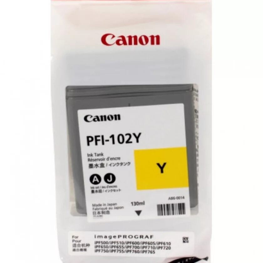 Картриджи для плоттеров canon. Canon pfi-102y (0898b001aa). картридж canon pfi-102y. ipf 750. картридж ds ipf750.