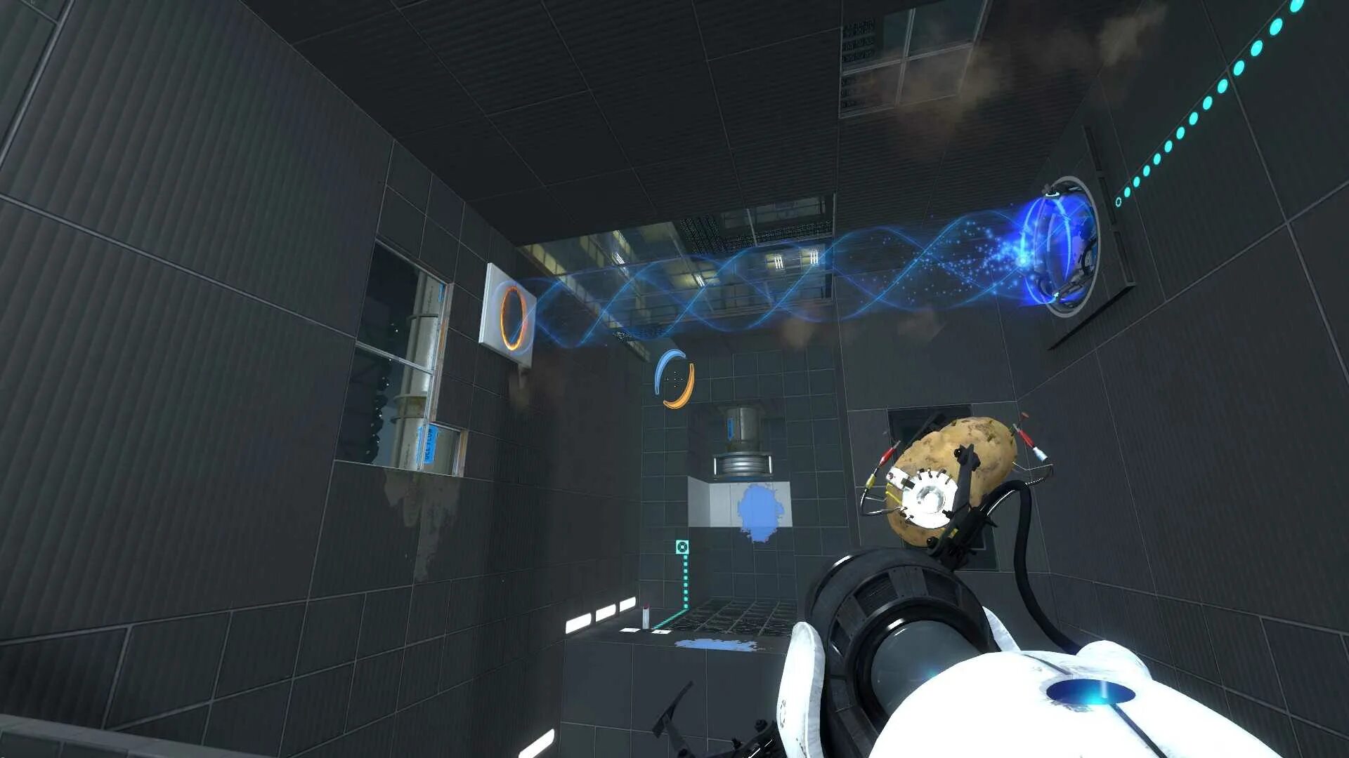 Portal 1 и Portal 2. Портал из Portal 2. Портал 2 порталы. Стиль Portal 2.