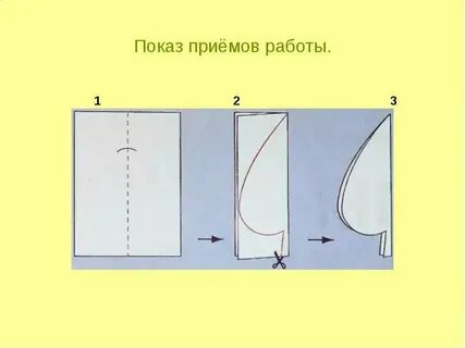 Прием симметричного вырезания