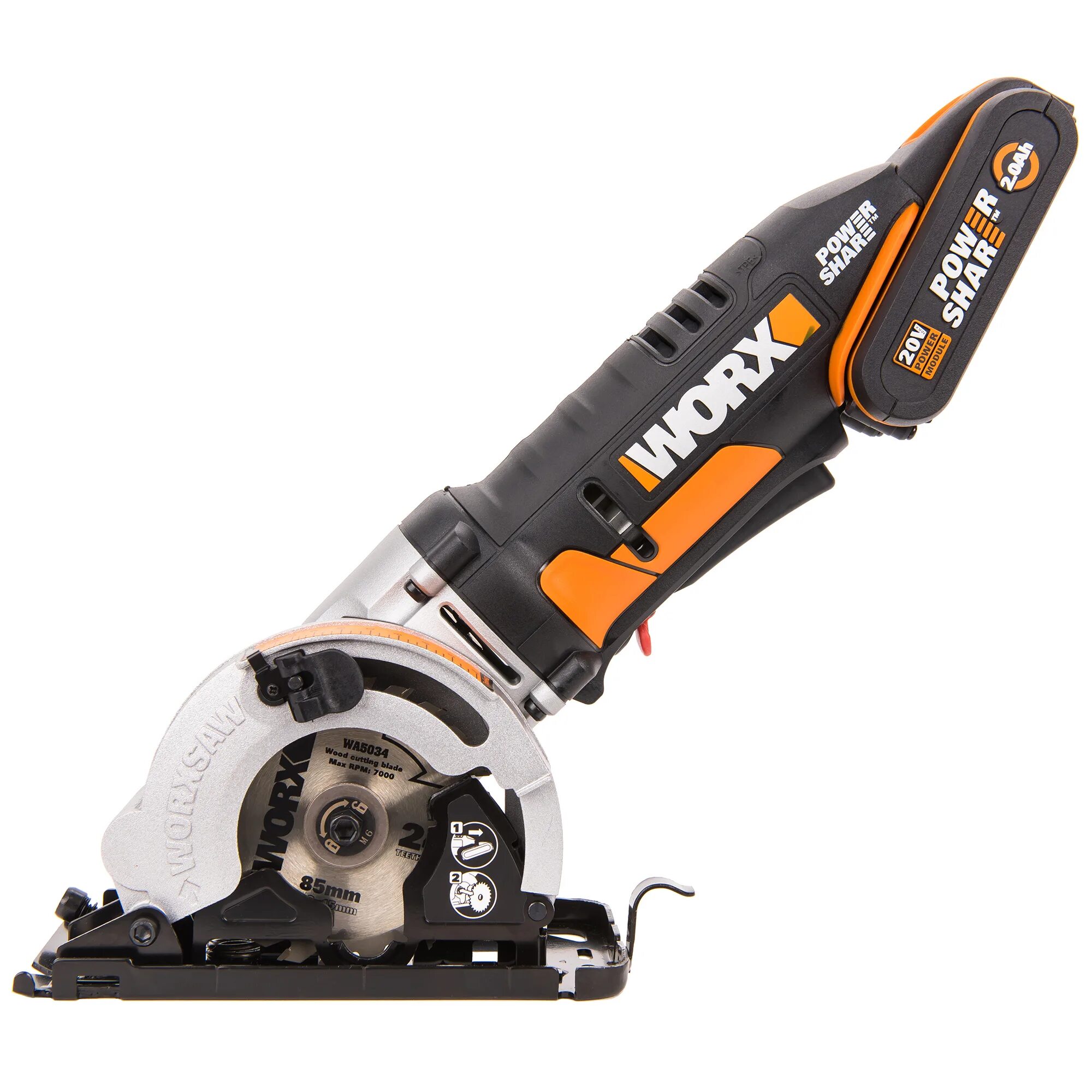 Мини пила аккумуляторная с подачей масла. Пила Worx wx527. Worx saw WX527.9. Дисковая пила аккумуляторная Worx saw WX527.9, 85мм, 20в без АКБ И ЗУ. Дисковая пила Worx WX527.9.