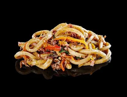 Лапша с беконом
