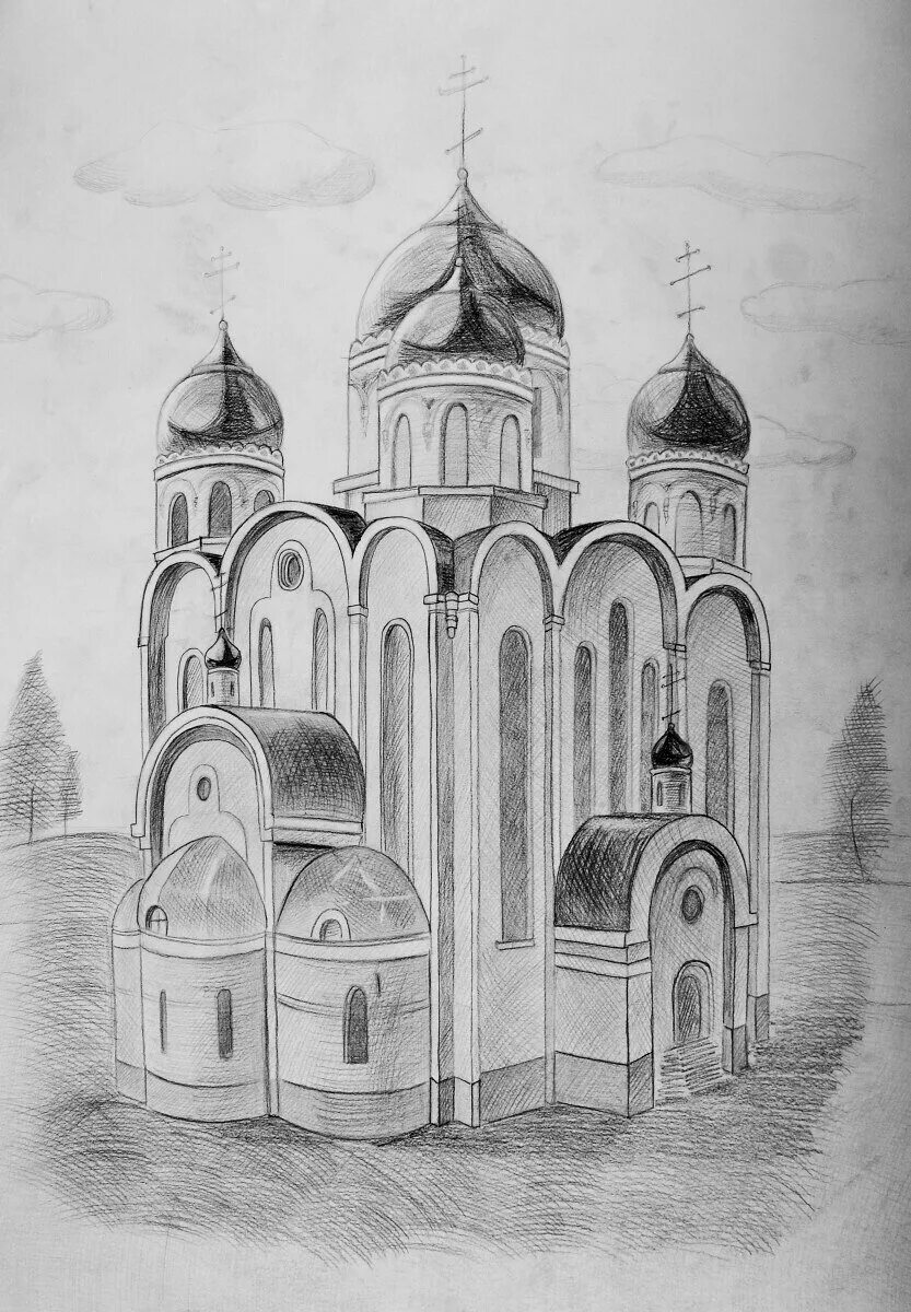 Храм рисунок. Церковь карандашом. Наброски церквей. Набросок храма. Церковь поэтапно
