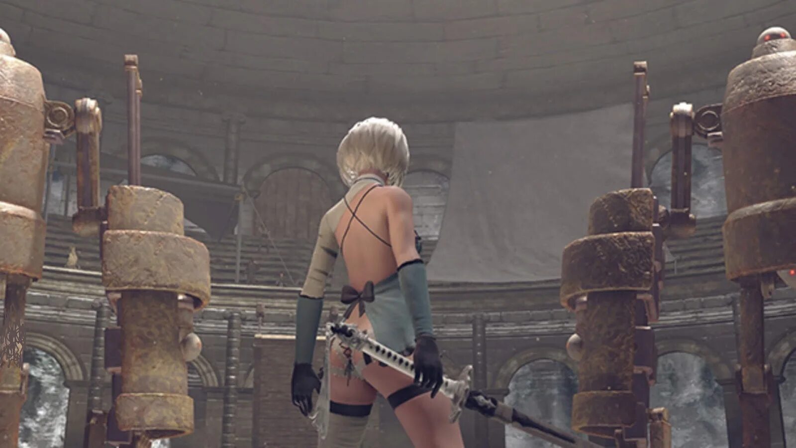 Играл в NieR: Automata? Смотри - сама 2B YoRHa в моей постели