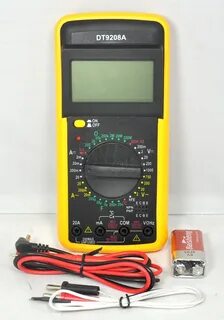 Dt9208a цифровой мультиметр