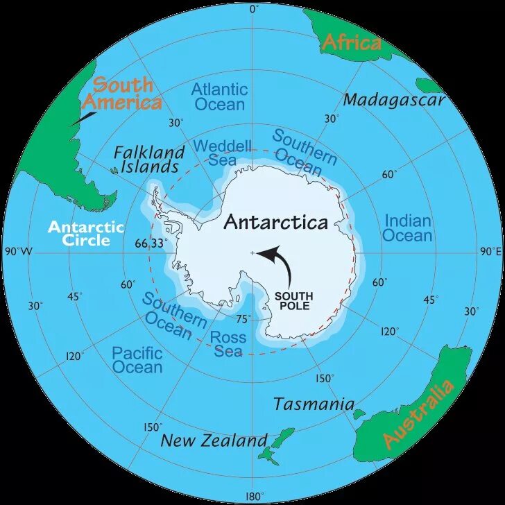 Карта Антарктиды географическая. Антарктида материк на карте. Местоположение антарктиды