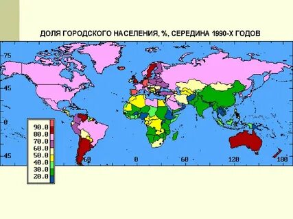 Страны с высокой долей населения