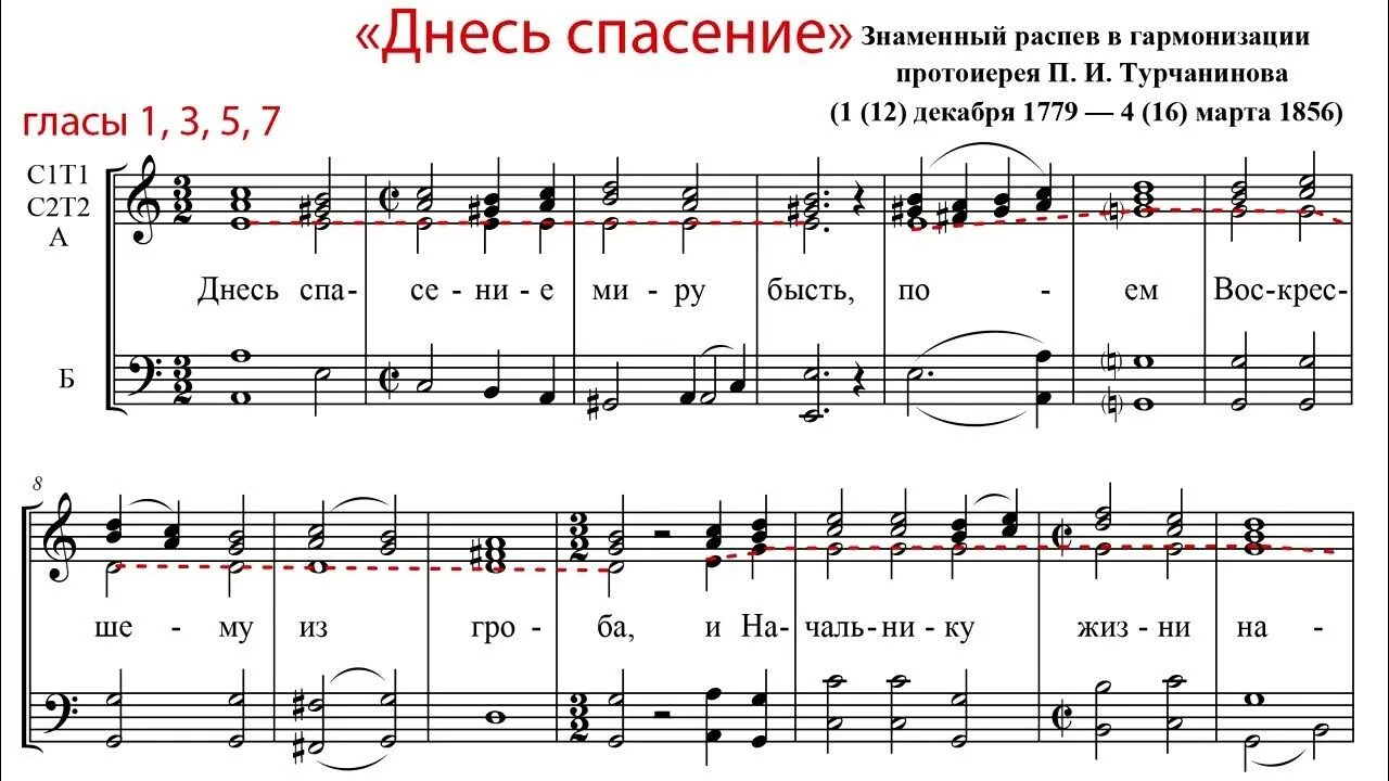 Распев 1 гласа
