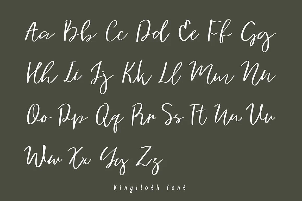 English script