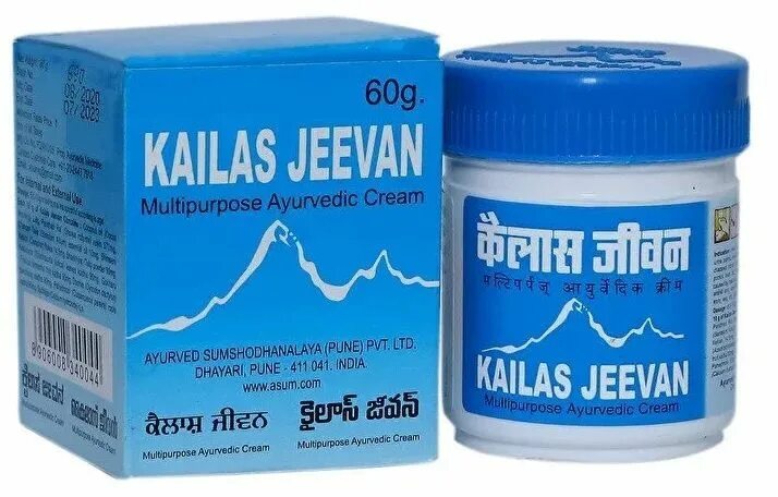 Индийская мазь kailas. Кайлаш мазь. Кайлаш дживан 60 г. Аюрведический крем kailas jeevan. Индийская мазь кайлаш дживан.