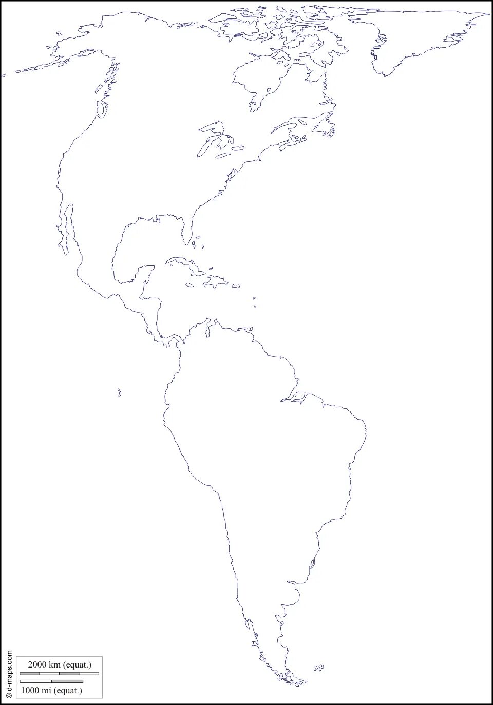 Контурная карта северной америки распечатать Pin on Travel North America