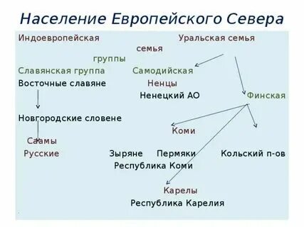 Особенность хозяйства европейского севера