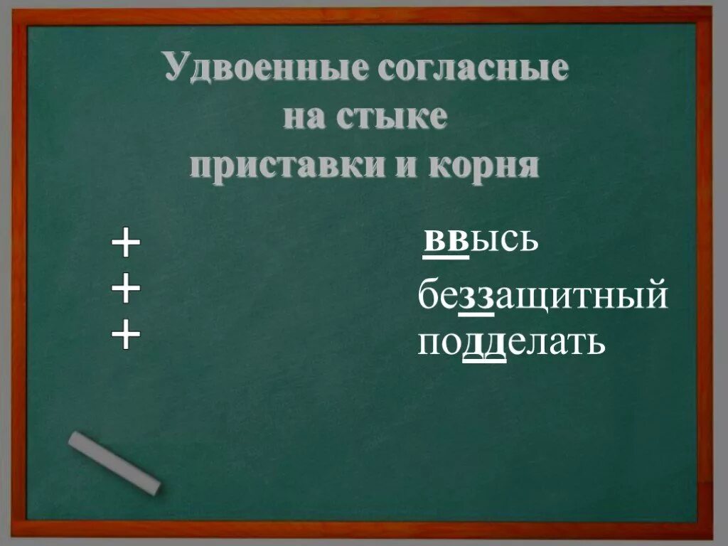 Удвоенная согласная на стыке приставки. Удвоенные согласные на стыке. Удвоенные согласных на стуке приставки и корня. Удвоенные согласные в приставке и корне.