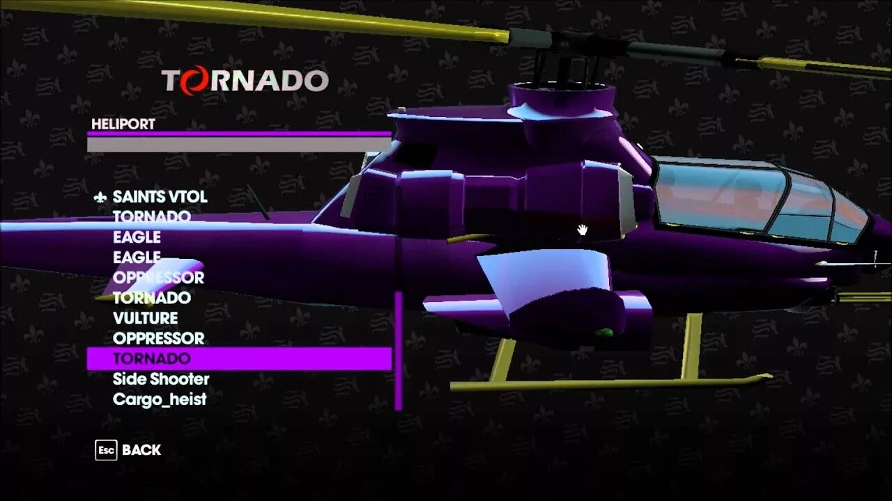Коды saints the third. Saints Row 3 вертолет. Saints Row 3 Remastered cars. Saints Row the third редкие машины. СВВП Saints Row the third.