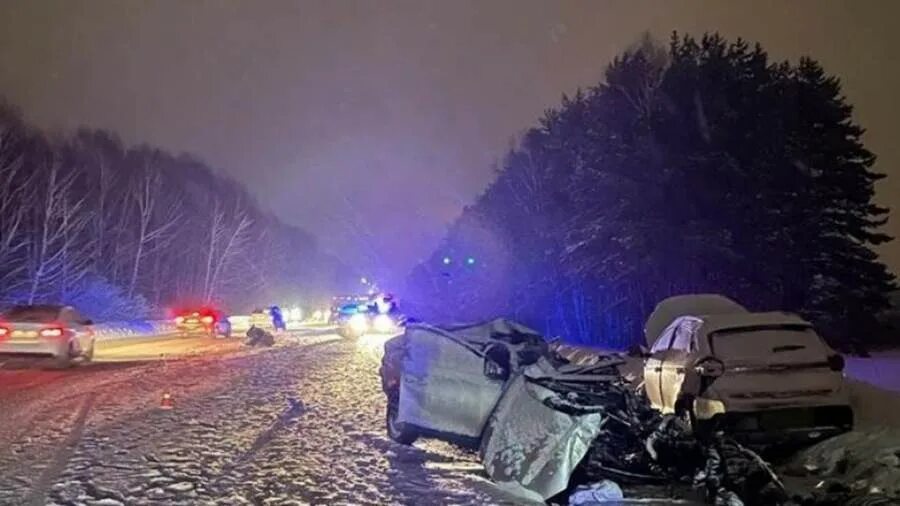 ДТП В Кемеровской области. ДТП на трассе в Кемеровской области.