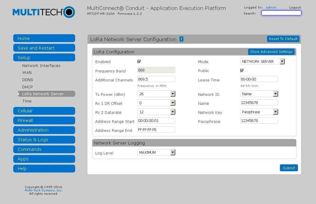 При LORAWAN нужен модем-опросник. Система Olg. Настройка аутентификации ESET. Настроить Olg.