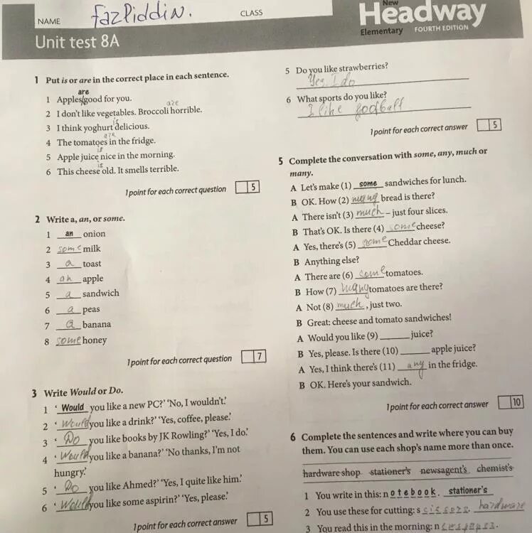 Stop and check 1-4 Unit 1-4 ответы Headway Elementary. Unit Test 4a Headway Elementary 5th Edition. Unit Test 2a Headway Elementary ответы. Headway Elementary тесты.