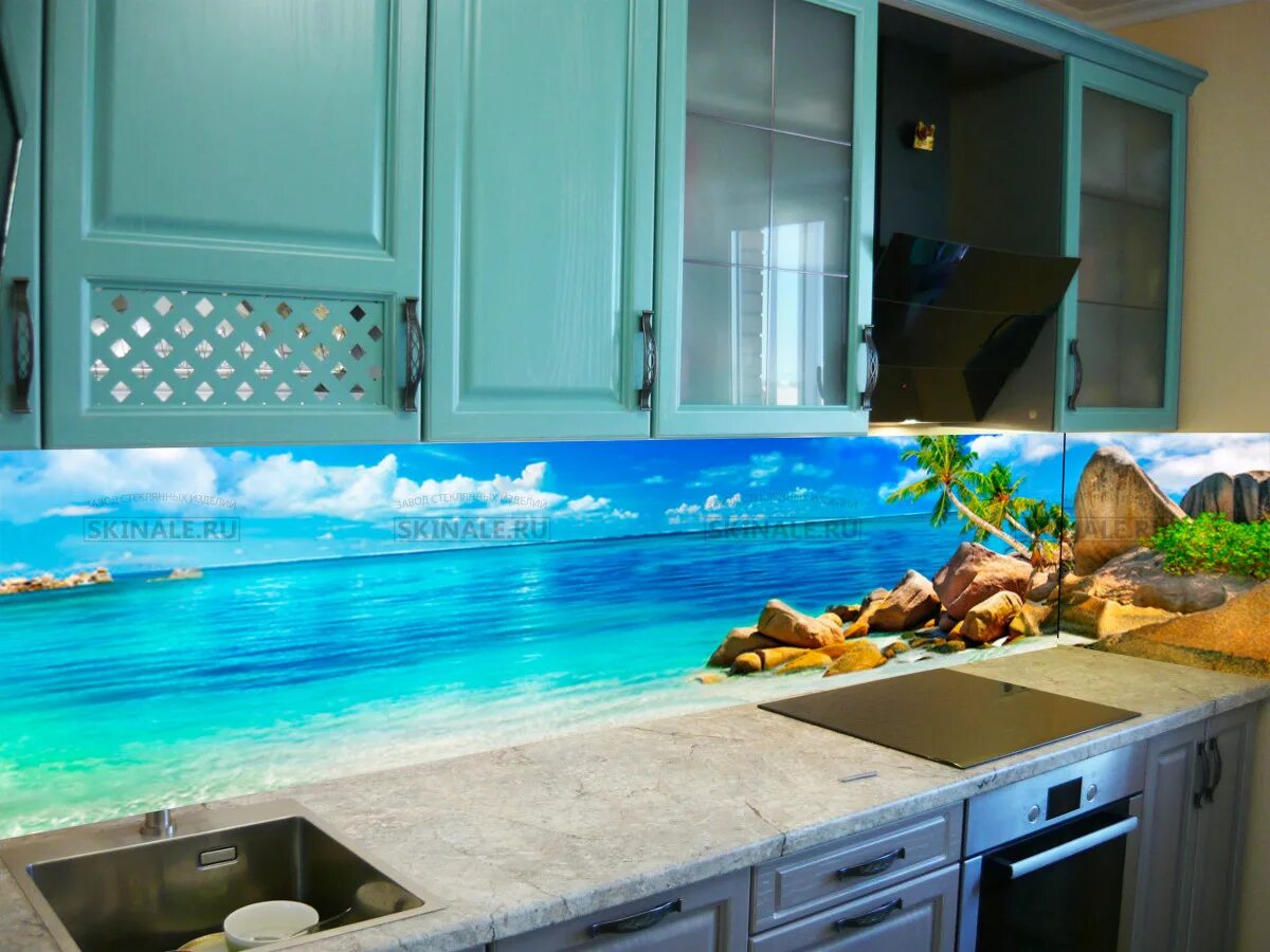 Фартук для кухни море