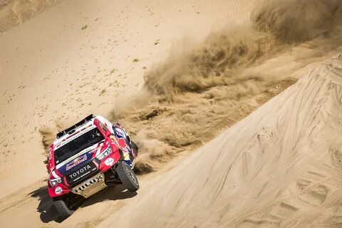 Rally Champion Nasser Al Attiyah turns engine on at the 2020 Dakar; Rally S...