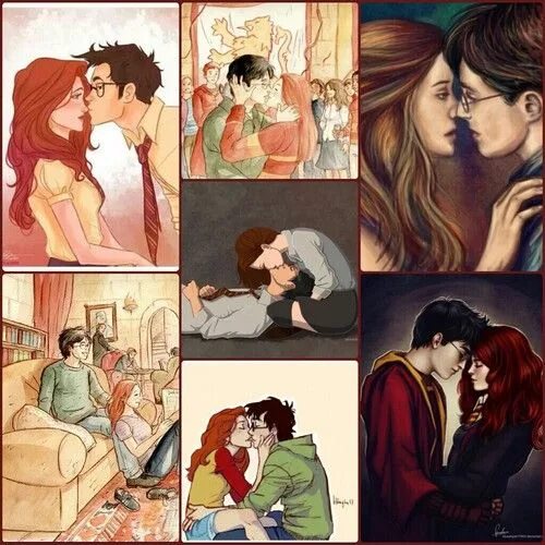 С кем встречалась джинни до гарри 10 популярных идей на тему "harry and ginny kissing" для вдохновения