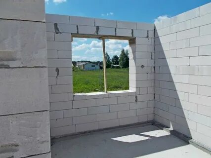 Окна в доме из газобетона