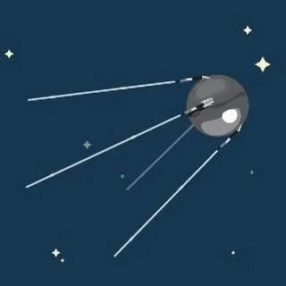 Как нарисовать 1 спутник земли