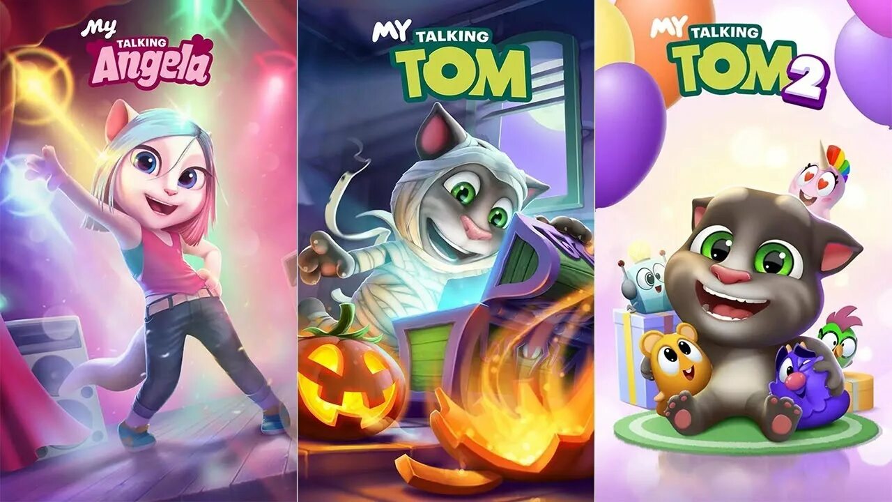 Создатель my talking tom. Tom talking Angela. Май Талкинг том. My talking Tom Хэллоуин. My talking tom2018.