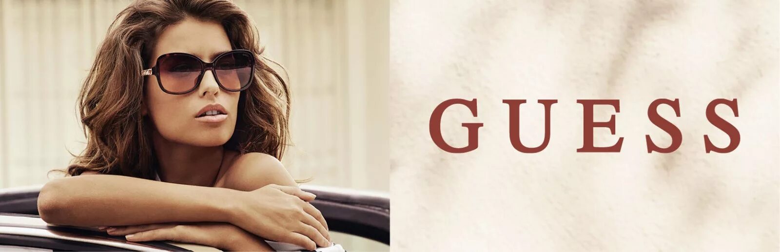 Как правильно читать guess. Guess баннер. guess очки реклама. guess постеры. девушка в солнцезащитных очках guess.