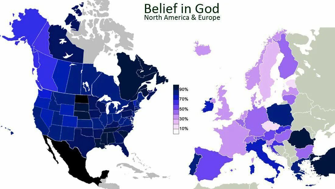Карта атеизма в Европе. Карта религиозности Европы. США карта верующих. Религии стран Европы.