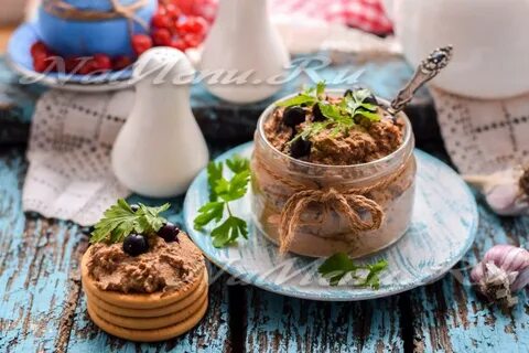 Паштет из куриной печенью со сливками