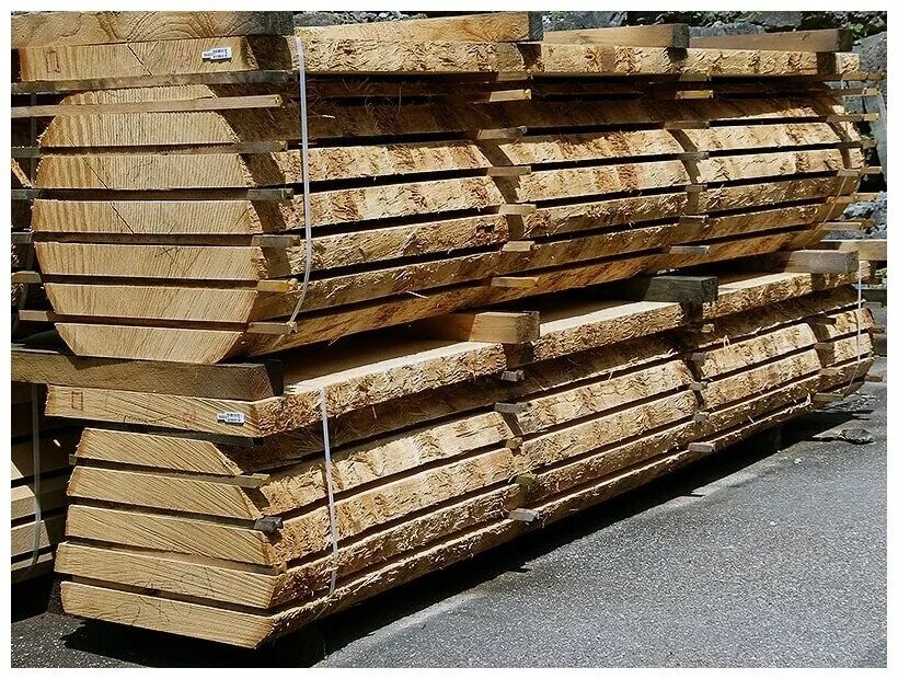 Склад лесоматериалов древесного сырья