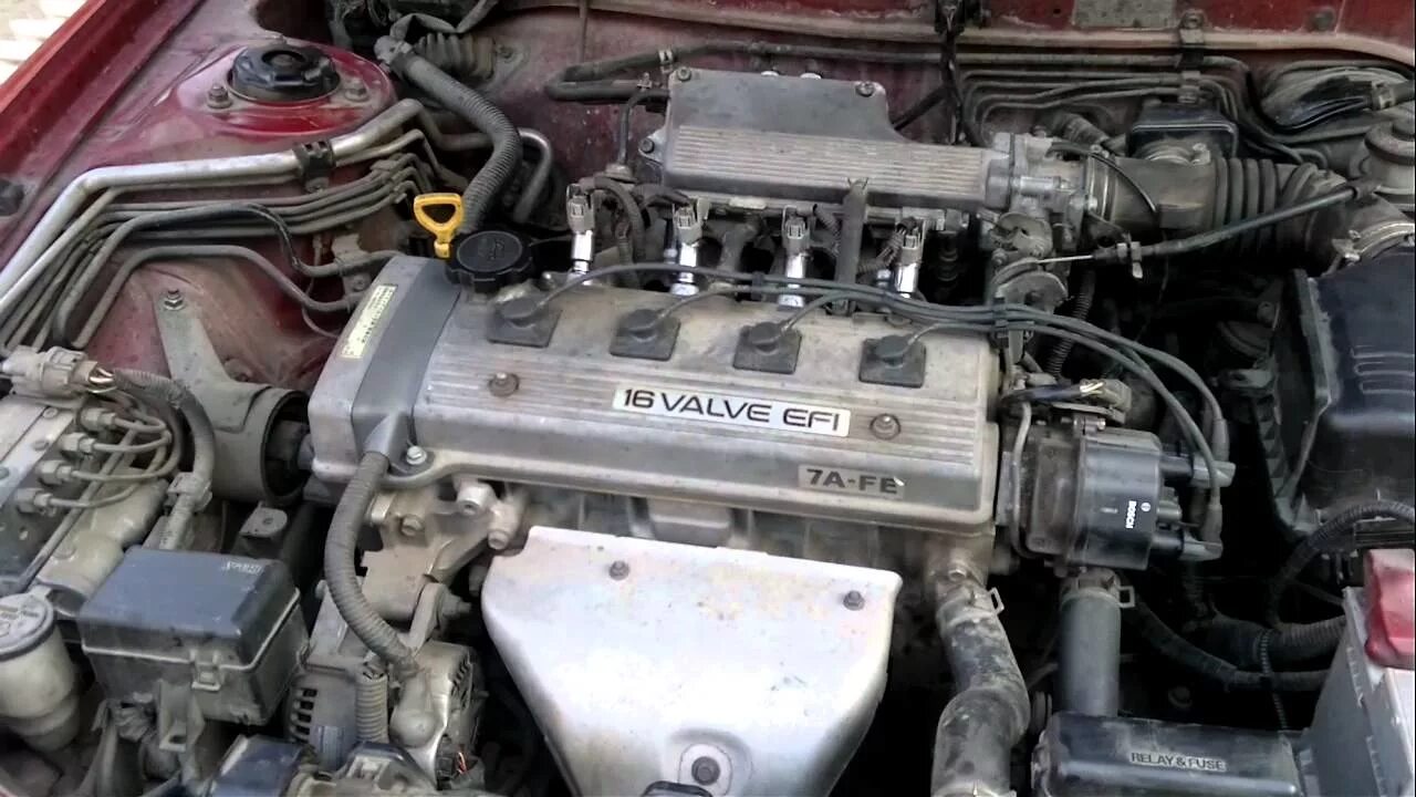 Toyota (Тойота) 5A-FE: фото двигателя