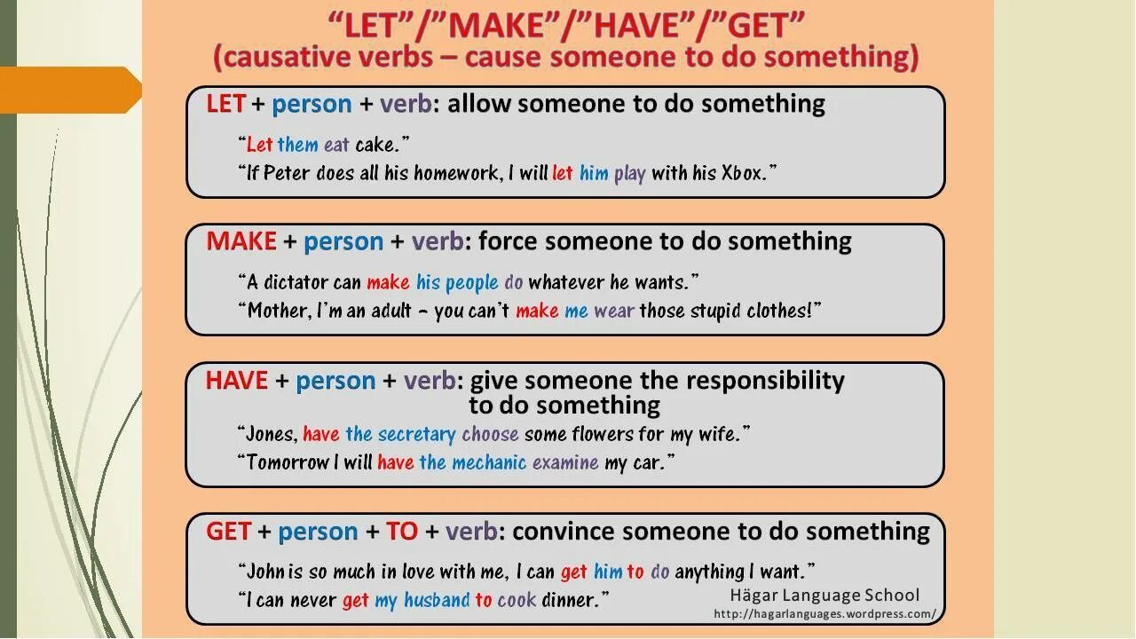 Глагол allow. Causative verbs в английском языке. Глагол Let в английском. Make Let allow в английском языке. Правило allowed to Let make.