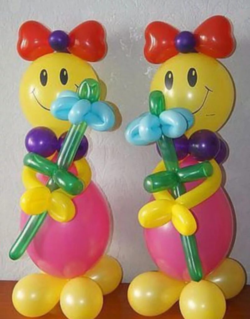 3 из воздушных шаров. Фигуры из шаров. Фигуры из воздушных шаров. Поделки из шариков. Игрушки из воздушных шариков.
