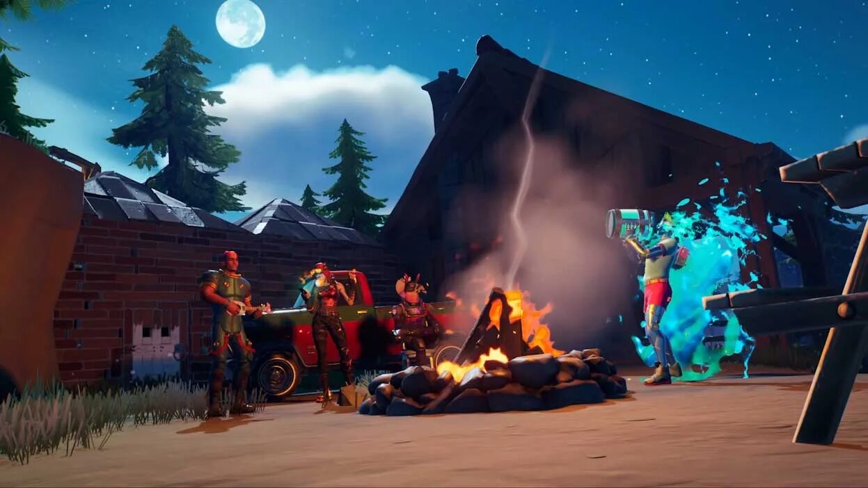 Фортнайт на пс 4 в 2025. Фортнайт unreal engine 5. fortnite ps5. fortnite интерьеры. новогодний сезон фортнайт 2025 камин.