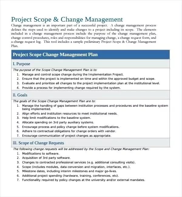 Request to change address. Change management plan. scope management plan. change request template. request for change.
