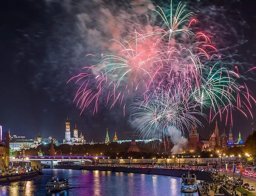 Firework parade