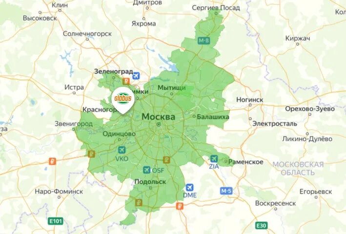 Магазины глобус на карте москвы и московской. Магазины глобус на карте москвы и московской