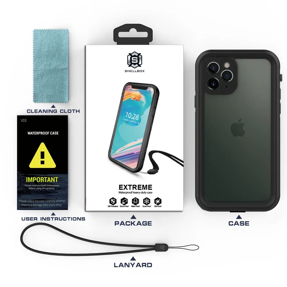 Shellbox. Shellbox waterproof case. shellbox extreme водонепроницаемый спортивный защитный чехол для apple iphone 13 mini. shellbox чехол.