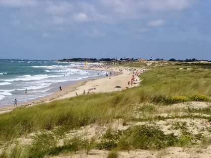 5. Пляж Ют в Сен-Дени д‘Олерон (Шарант-Маритим) - la plage des Huttes à Sai...