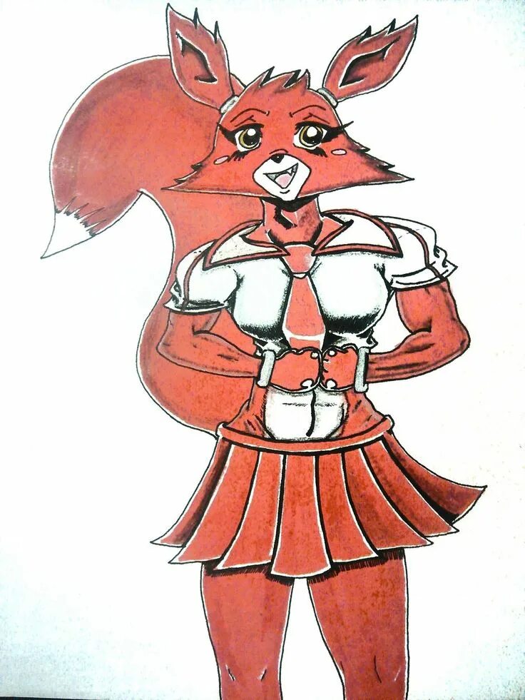 Foxy fox. Fem Фокси. Лисица Фокси. Foxy FNAF. Фокси Пигги.