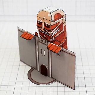 PTI - Colossal Titan - Attach On Titan Paper Toy Craft Model Image - Main. 