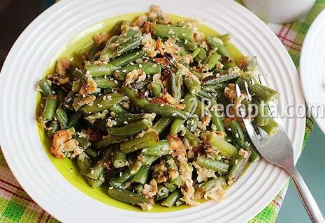 Рецепт блюд из стручковой зеленой фасоли