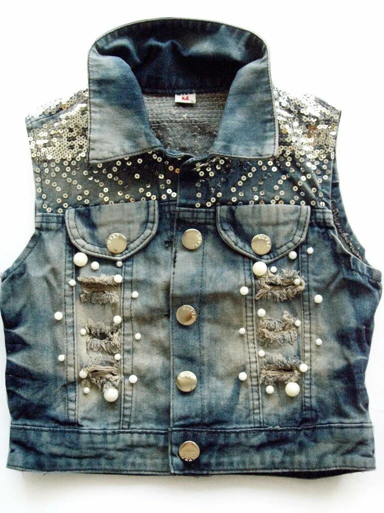 джинсовка без рукавов женская. декор джинсовой жилетки. васкат афганский жилетка. украсит жилетку. украшение на жилетку.