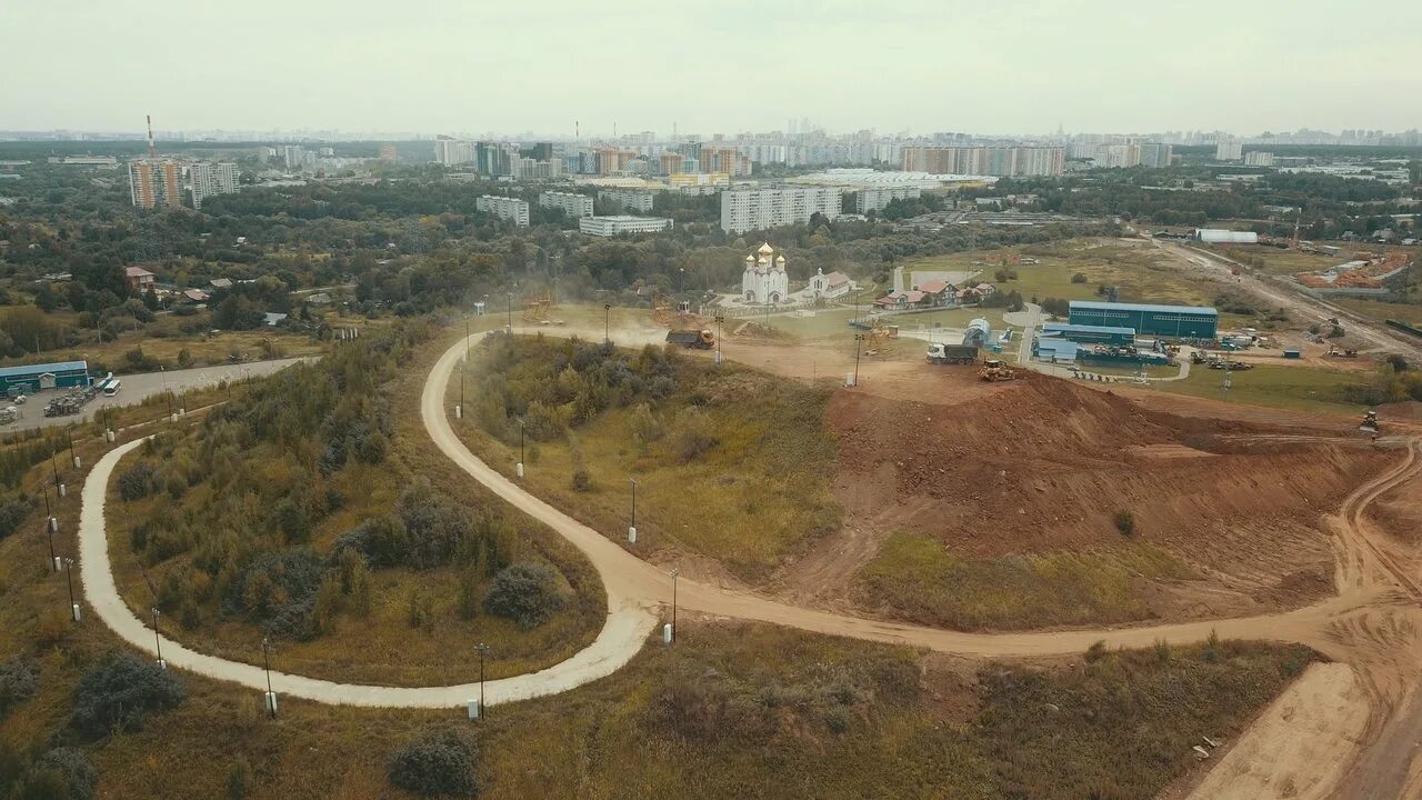 Фото: Зима в Переделкино. Панорама. Пейзажный фотограф Алексей Мельников. Пейзаж