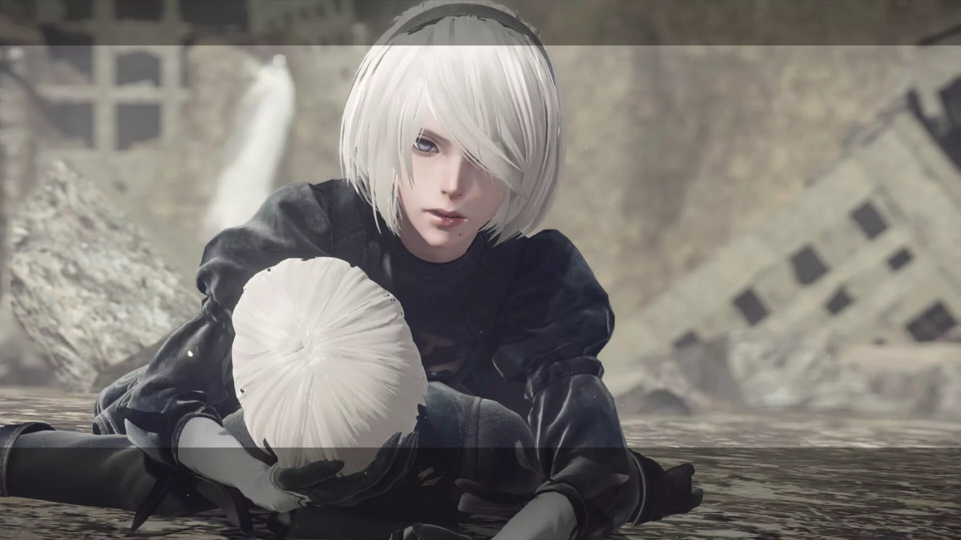 Nier automata endings. Нейр аутомата. nier 2b без повязки. 2b nier без маски. 9s nier без повязки.