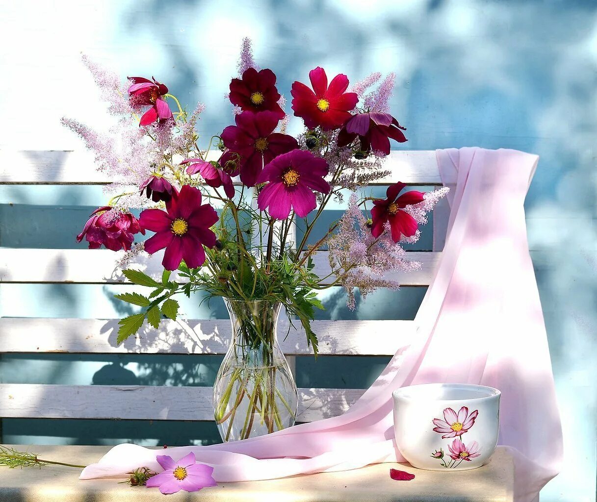 Чудесные картинки. Утро цветы. Цветочное настроение. Чудесные летние цветы. Яркое солнечное утро цветы.