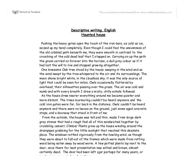 Description of a House essay. Composition writing in English. Composing a description of a place 150 Words. 1 June essay. Write a short description