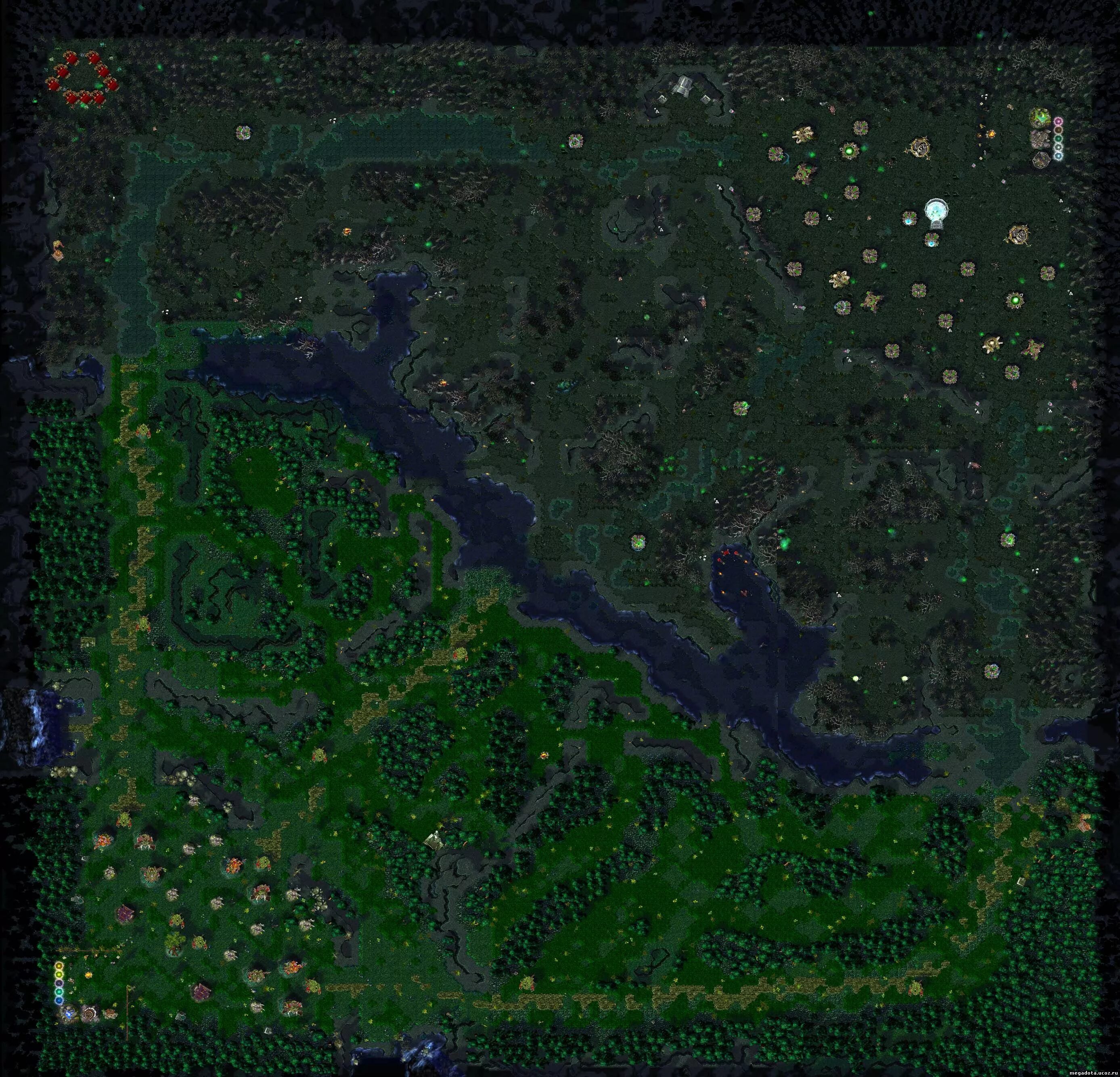 Dota ai maps. Dota 2 карта. миникарта дота 2. течис дота 1. дота 1 варды.
